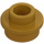 LEGO Parelmoer goud Plaat 1 x 1 Rond met Open nop (28626 / 85861)