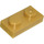 LEGO Parelmoer goud Plaat 1 x 2 (3023 / 28653)