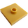 LEGO Parelmoer goud Plaat 2 x 2 met groef en 1 Midden Nop (23893 / 87580)