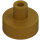 LEGO Parelmoer goud Tegel 1 x 1 Rond met Hollow Staaf (20482 / 31561)