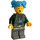 LEGO Poppy Starr met Groen Top Minifiguur