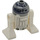 LEGO R2-D2 met Plat Zilver Hoofd en Dark Roze Dots met Printed Rug Minifiguur