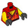 LEGO Rood Avatar Kai Minifiguur Torso (973 / 76382)