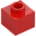 LEGO Rood Steen 1 x 1 x 0.7 (86996)