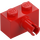 LEGO Rood Steen 1 x 2 met Pin zonder noppenhouder aan de onderzijde (2458)