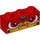 LEGO Rood Steen 1 x 3 met Angry unikitty Gezicht (3622 / 47679)