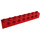 LEGO Rood Steen 1 x 8 met Gaten (3702)