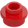 LEGO Rood Plaat 1 x 1 Rond met Open nop (28626 / 85861)