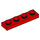 LEGO Rood Plaat 1 x 4 (3710)