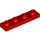 LEGO Rood Plaat 1 x 4 (3710)