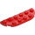 LEGO Rood Plaat 2 x 6 met Afgeronde hoeken (18980)