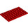 LEGO Rood Plaat 6 x 10 (3033)