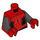 LEGO Rood Spider-Man met Zwart Benen Minifiguur Torso (973 / 76382)