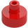 LEGO Rood Tegel 1 x 1 Rond met Hollow Staaf (20482 / 31561)