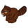 LEGO Roodachtig bruin Beaver