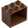 LEGO Roodachtig bruin Kast 2 x 3 x 2 met verzonken noppen (92410)