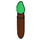 LEGO Roodachtig bruin Paint Brush met Groen Top (15232 / 65695)