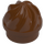 LEGO Roodachtig bruin Plaat 1 x 1 Rond met Swirled Top (3338 / 15470)