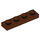 LEGO Roodachtig bruin Plaat 1 x 4 (3710)