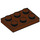 LEGO Roodachtig bruin Plaat 2 x 3 (3021)