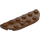 LEGO Roodachtig bruin Plaat 2 x 6 met Afgeronde hoeken (18980)