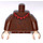 LEGO Roodachtig bruin Ron Weasley met Reddish Bruin Jack en Ruffle Shirt Minifiguur Torso (973 / 76382)