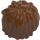 LEGO Roodachtig bruin Kort haar met Layered Mop Top met Limoen Streaks (2003 / 103025)