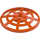 LEGO Roodachtig oranje Dish 6 x 6 Webbed (Vierkante houder aan onderzijde) (4285 / 30234)