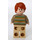 LEGO Ron Weasley met Donker zandbruin Striped Trui Minifiguur