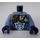 LEGO Zandblauw Prince Benthomaar Torso (973 / 76382)