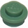 LEGO Zandgroen Plaat 1 x 1 Rond (6141 / 30057)