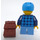 LEGO Skateboarder met Rugzak Minifiguur