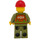 LEGO Trein Worker met Rood Pet Minifiguur