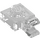 LEGO Transparant Plaat 1 x 1 met Horizontale Klem (Dikke open &#039;O&#039;-clip) (52738 / 61252)