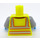 LEGO Levendig geel Maintenance Minifiguur Torso (973 / 76382)