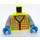 LEGO Levendig geel Maintenance Minifiguur Torso (973 / 76382)