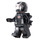 LEGO War Machine met Zwart en Zilver Pantser met Rug Plaat Minifiguur