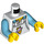 LEGO Wit Hai Minifiguur Torso (973 / 76382)