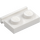 LEGO Wit Plaat 1 x 2 met Deur spoor (32028)