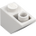 LEGO Wit Helling 1 x 2 (45°) Omgekeerd (3665)