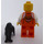 LEGO Vrouw in Oranje Zipper Jack met Wit Armen Minifiguur