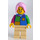 LEGO Vrouw met Vierkant Sweatshirt in Several Colors Minifiguur