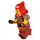 LEGO Wyldfyre met Donkerrood Tunic Minifiguur