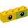 LEGO Geel Steen 1 x 4 met Ogen (3010 / 47819)