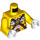 LEGO Geel Lundor (70141) Minifiguur Torso (973 / 76382)