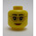 LEGO Geel Misako Hoofd met Bril (Verzonken solide nop) (3626 / 23694)