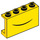 LEGO Geel Paneel 1 x 4 x 2 met Smile (14718 / 68378)