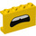 LEGO Geel Paneel 1 x 4 x 2 met Worried open Mond (14718 / 68377)