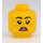 LEGO Geel Parker L. Jackson Minifiguur Hoofd (Verzonken solide nop) (3626 / 64689)