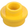 LEGO Geel Plaat 1 x 1 Rond met Open nop (28626 / 85861)